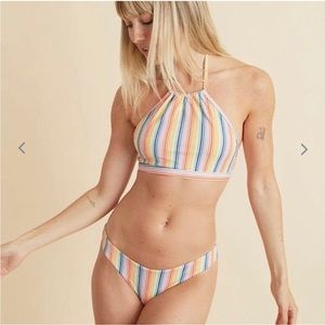 Rainbow bikini 🌈. Size large.